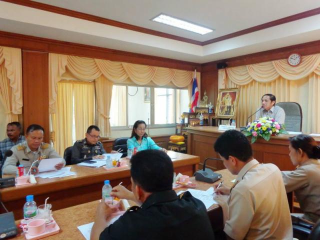 ประชุมหัวหน้าส่วนราชการอำเภอเมืองตรัง ประจำเดือน พฤษภาคม 2557