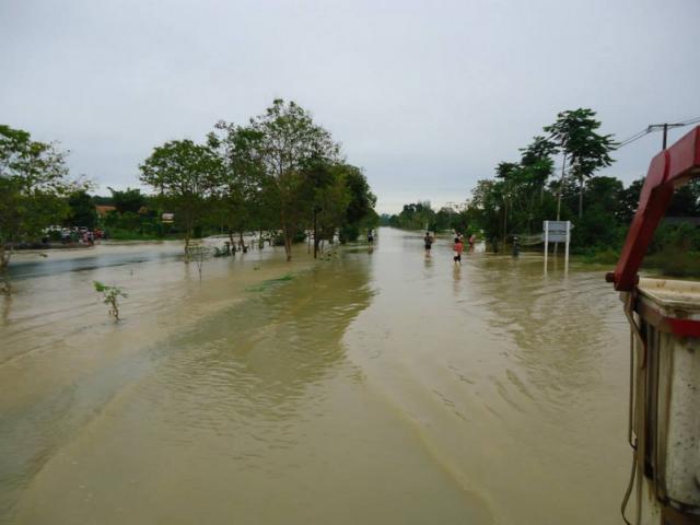 น้ำท่วมในพื้นที่ อบต.นาท่ามเหนือ